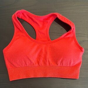 All in Motion Red Racerback Sports Bra